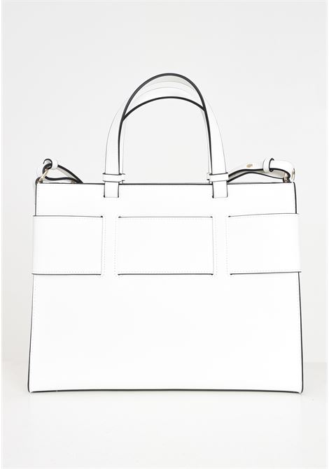 White women's tote bag with logo plaque ARMANI EXCHANGE | Bags | 9426890A87447710