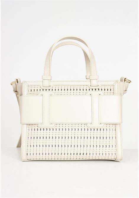 Beige women's bag Tote bag with woven texture ARMANI EXCHANGE | Bags | 9426904R73611950