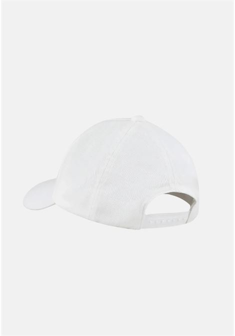 White men's and women's cap with black stitched logo ARMANI EXCHANGE | 9441701A17001610