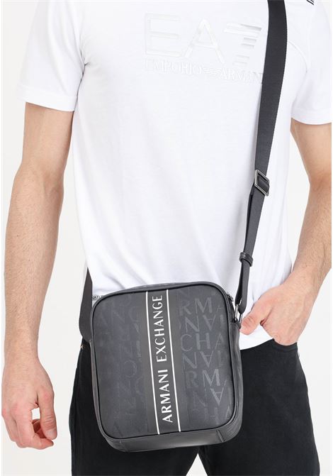 Men's shoulder bag with lettering logo ARMANI EXCHANGE | 952399CC83119921