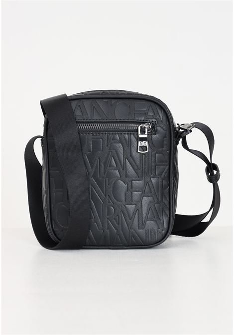 Men's shoulder bag with embossed allover logo ARMANI EXCHANGE | Bags | 952527CC83800020