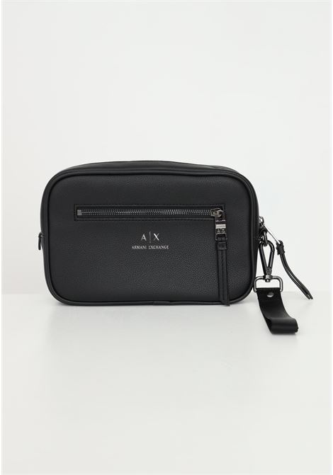 Black men's clutch bag with removable cuff ARMANI EXCHANGE | Bags | 958446CC83000020