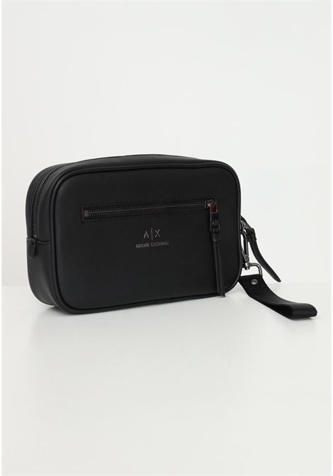 Black men's clutch bag with removable cuff ARMANI EXCHANGE | Bags | 958446CC83000020