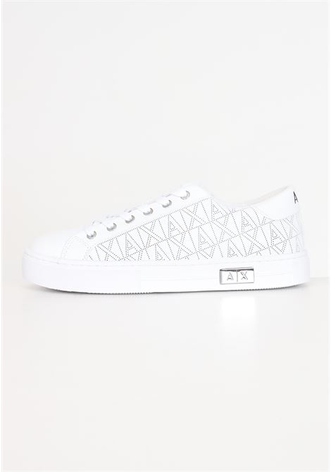 Sneakers da donna bianche logo microforato ARMANI EXCHANGE | Sneakers | XDX142XV82500152