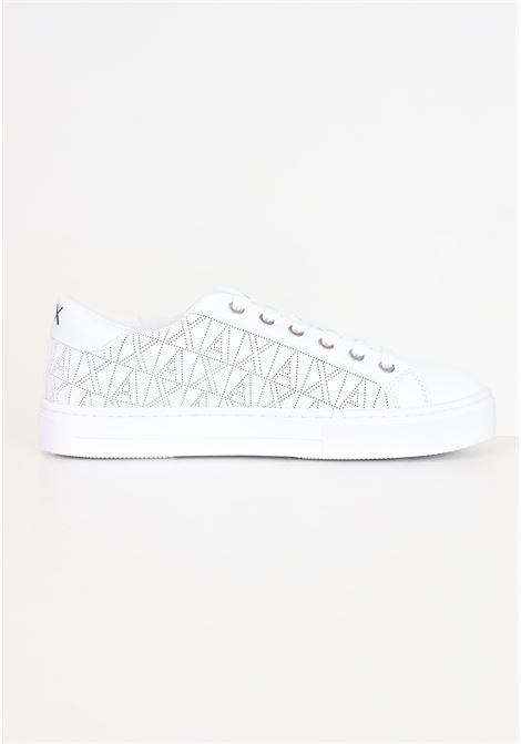 Sneakers da donna bianche logo microforato ARMANI EXCHANGE | XDX142XV82500152