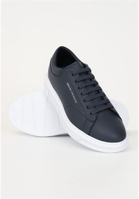 Blue casual sneakers for men ARMANI EXCHANGE | XUX123XV53400285