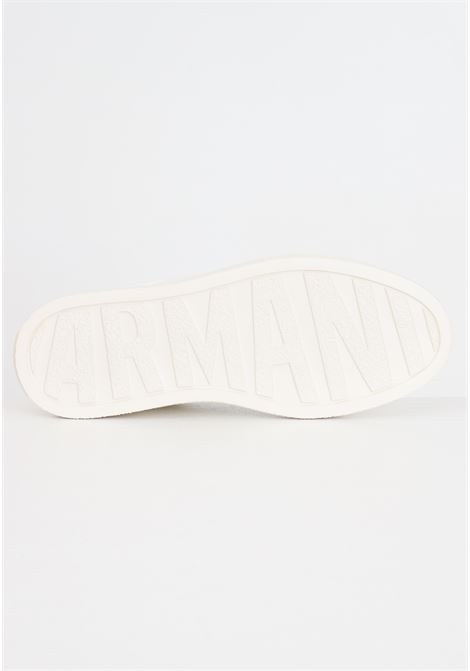 Sneakers da uomo bianche con logo laterale in nero ARMANI EXCHANGE | XUX195XV79400894
