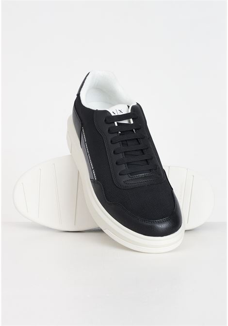 Black and white men's sneakers ARMANI EXCHANGE | Sneakers | XUX201XV802T694
