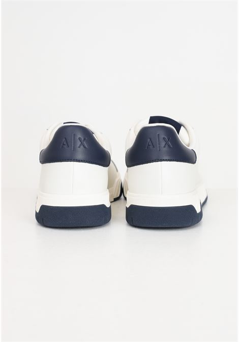 White and blue men's sneakers ARMANI EXCHANGE | Sneakers | XUX212XV823N481