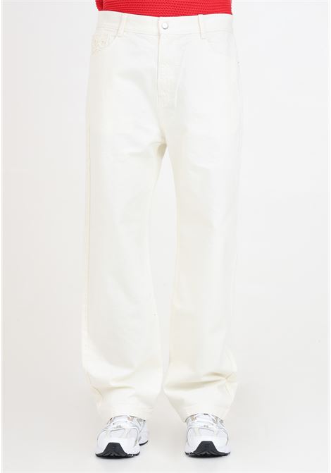 Men's Joshua Detail Collar Cream Pants ARTE | Pants | SS24-067PCream