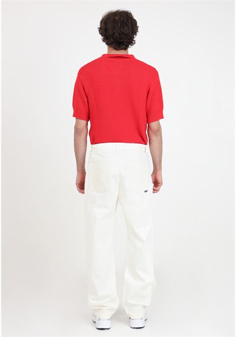 Pantaloni da uomo color crema Joshua Detail Collar ARTE | Pantaloni | SS24-067PCream