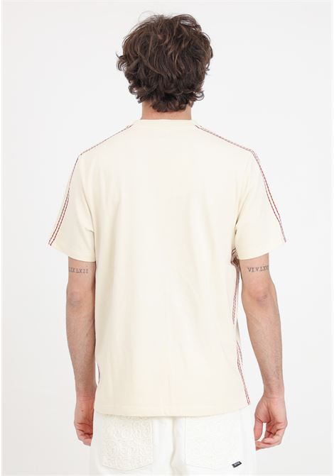 Trevor detail sleeve cream men's t-shirt ARTE | T-shirt | SS24-084TCream
