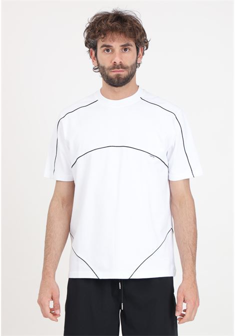 Trevor contrast white men's t-shirt ARTE | SS24-087TWhite