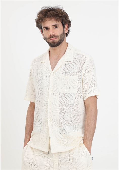 Stan croche cream men's shirt ARTE | Shirt | SS24-116SCream