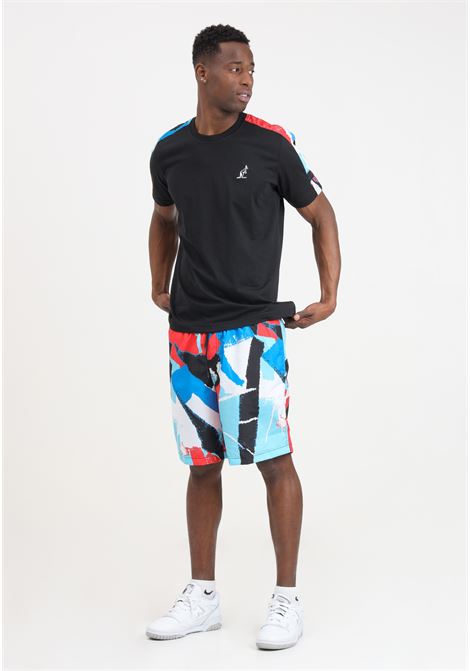 Black and multicolor men's outfit consisting of t-shirt and shorts AUSTRALIAN |  | SPUTS0012-SPUCU0001-TS0008720