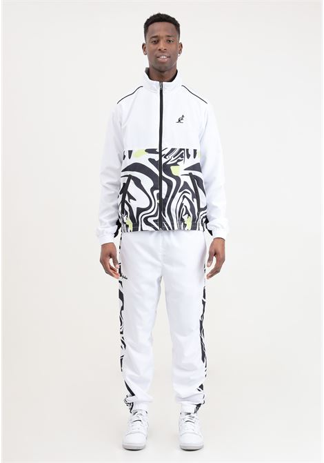 White men's tracksuit with zebra print details AUSTRALIAN | Sport suits | SWUTU0076002