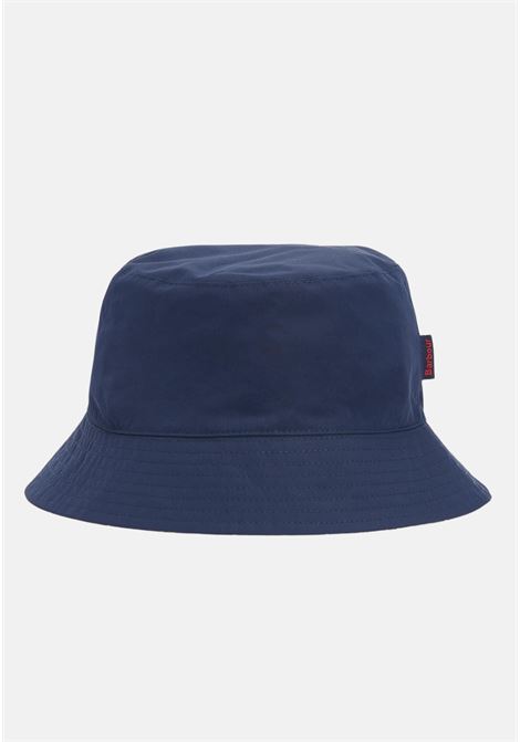 Blue and patterned reversible men's bucket hat BARBOUR | Hats | 241-MHA0839NY52