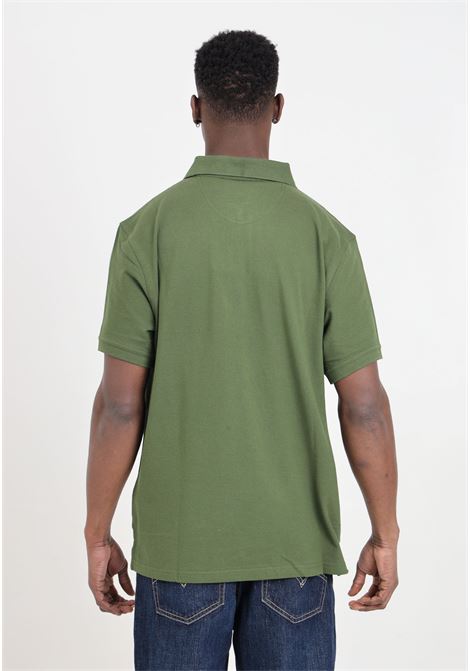 Green men's polo shirt with logo embroidery BARBOUR | Polo | 241-MML1367GN85