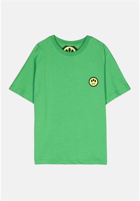 T-shirt verde donna bambina disegni e logo  BARROW | T-shirt | S4BKJUTH118BW012