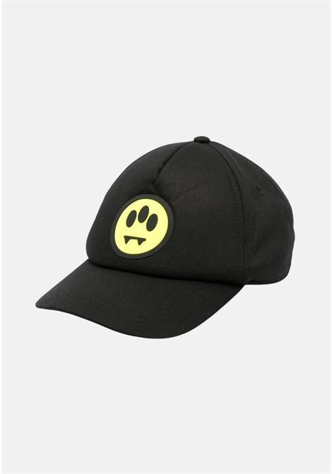 Children's hat with black visor and smiley face on the front BARROW | Hats | S4BWUABC003110