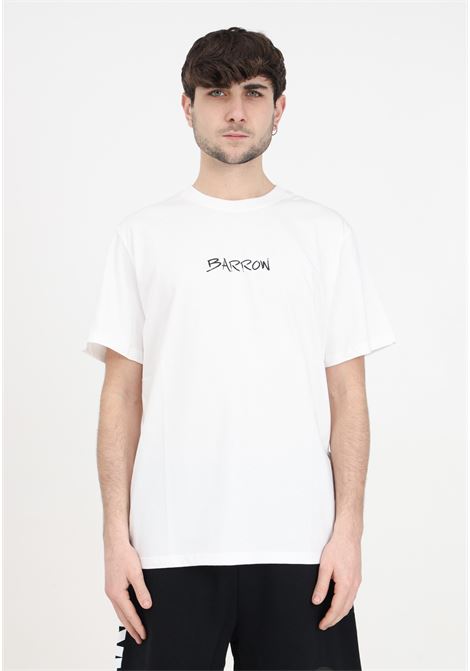 T-shirt uomo donna bianca con logo e stampa BARROW | T-shirt | S4BWUATH094002