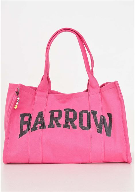 Borsa mare da donna fucsia Sea bag canvas woman BARROW | Borse | S4BWWOBA187BW007