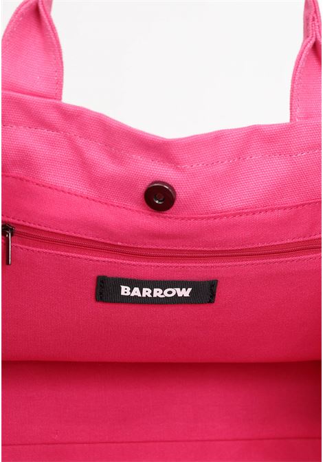 Fuchsia women's beach bag Sea bag canvas woman BARROW | S4BWWOBA187BW007