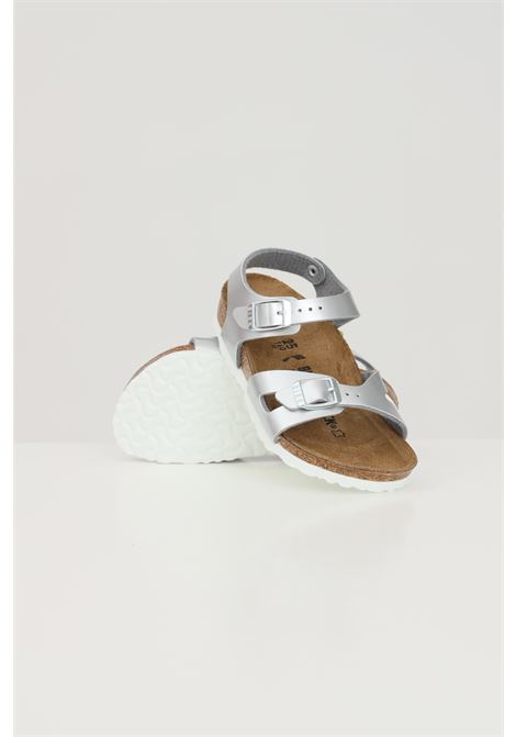 Sandalo argento da neonato Rio Kids BIRKENSTOCK | Sandali | 1012518.