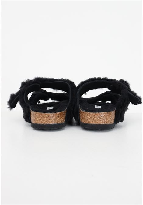 Black suede slippers BIRKENSTOCK | 1025544.