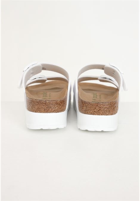 Arizona PAP Flex Platform women's white slippers BIRKENSTOCK | Slippers | 1027416.
