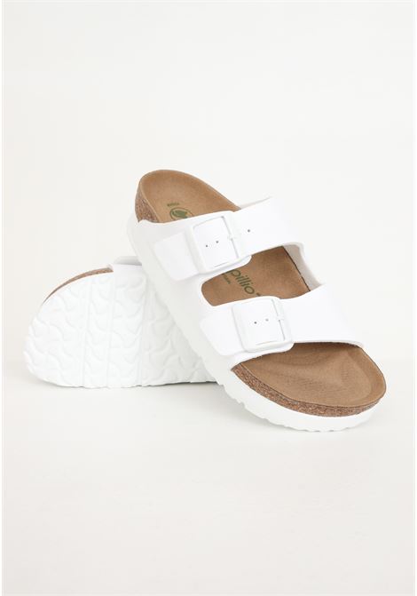 Arizona PAP Flex Platform women's white slippers BIRKENSTOCK | Slippers | 1027416.
