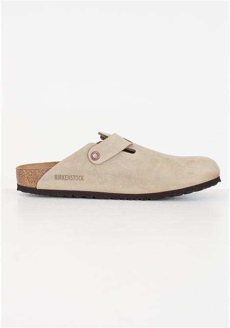 Boston bs tobacco brown men's and women's slippers BIRKENSTOCK | Slippers | 960813.