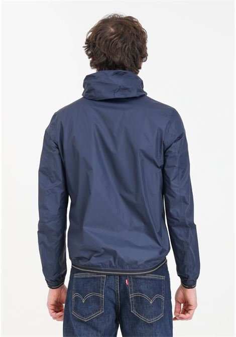 Midnight blue jacket for men with logo patch BLAUER | Jackets | 24SBLUC11060-006007888
