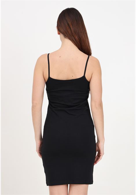Black women's dress with contrasting logo CALVIN KLEIN JEANS | Dresses | J20J223420BEHBEH