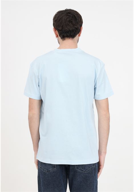 T-shirt da uomo Institutional Regular Fit Keepsake Blue CALVIN KLEIN JEANS | J30J324671CYRCYR