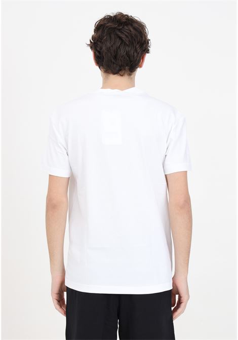 T-shirt da uomo bianca con logo nero CALVIN KLEIN JEANS | J30J324671YAFYAF