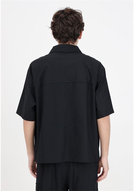 Camicia da uomo nera con bottoni sul davanti CALVIN KLEIN JEANS | Camicie | J30J325337BEHBEH