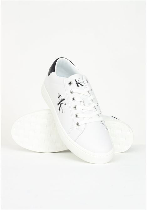 Chunky Capsule Mono white and black men's sneakers CALVIN KLEIN JEANS | Sneakers | YM0YM00491YAFYAF