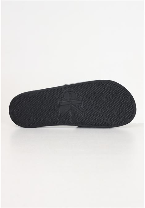 Black slide lenticular men's slippers CALVIN KLEIN JEANS | Slippers | YM0YM009530GN0GN