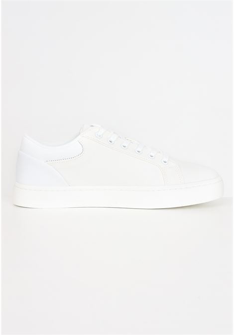 Classic cupsole low lth dc sneakers for men triple white CALVIN KLEIN JEANS | Sneakers | YM0YM009760K40K4