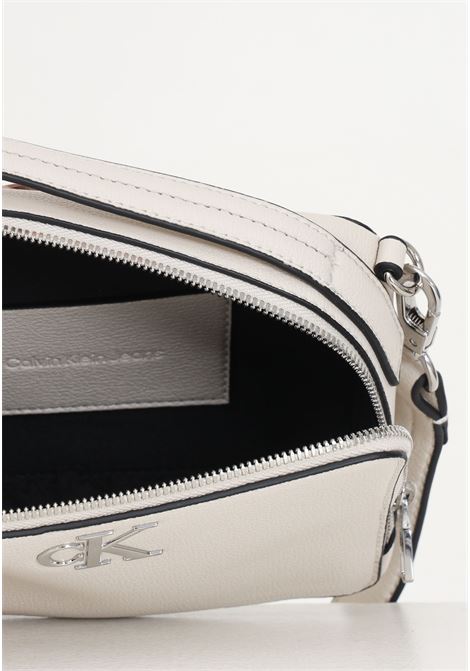 Beige women's bag Minimal Monogram camera bag CALVIN KLEIN | K60K610683CI2