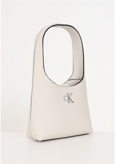 Borsa beige da donna Minimal Monogram Shoulder bag CALVIN KLEIN | K60K610843CI2