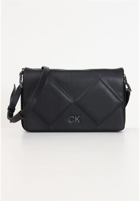 Borsa da donna nera Re-lock Quilt Shoulder Bag CALVIN KLEIN | Borse | K60K611021BEH