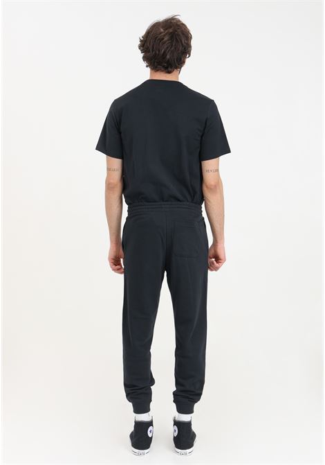 Black men's trousers with logo embroidery CONVERSE | Pants | 10023873-A01.