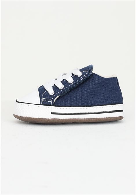 Sneakers blu da neonato con patch logo All Star CONVERSE | Sneakers | 865158C.