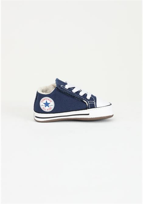 Sneakers blu da neonato con patch logo All Star CONVERSE | Sneakers | 865158C.