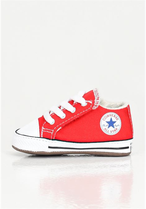 Sneakers rossa da neonato con stampa logo All Star CONVERSE | Sneakers | 866933C.