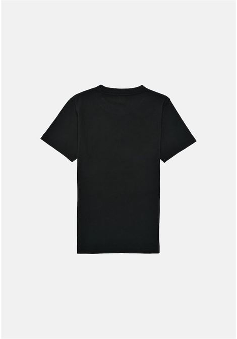T-shirt bambino bambina nera con stampa logo CONVERSE | 966500023