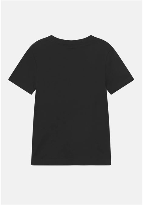 T-shirt a maniche corte nera per bambino e bambina con stampa logo All Stars CONVERSE | 9C9506023