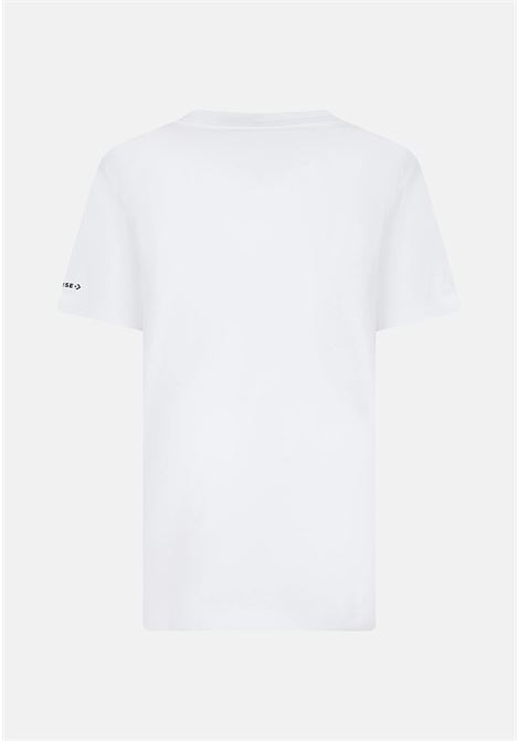 T-shirt bianca bambino bambina Script Sneaker GFX SS CONVERSE | 9CF315001